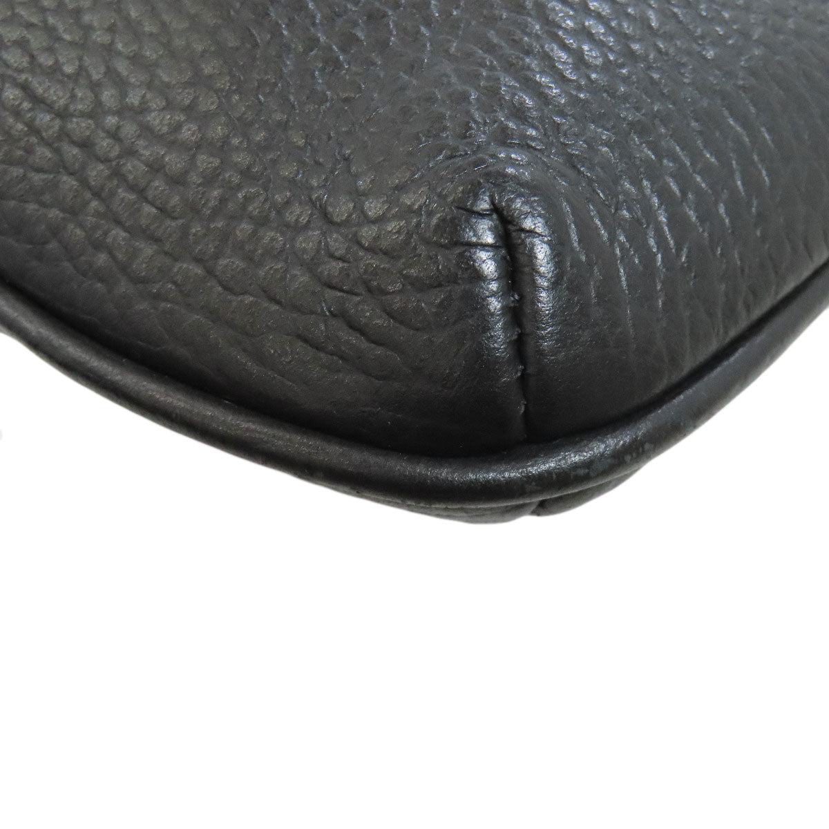 Emporio Armani logo Shoulder Bag Leather mens [Used]