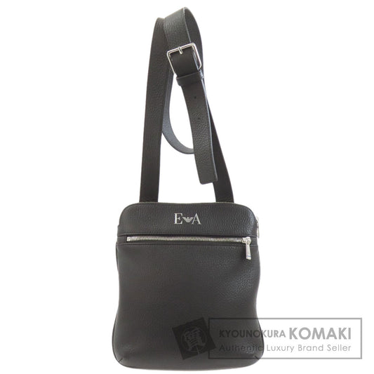 Emporio Armani logo Shoulder Bag Leather mens [Used]