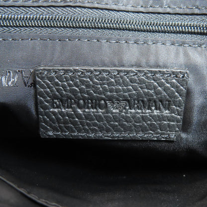 Emporio Armani logo Shoulder Bag Leather mens [Used]