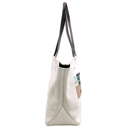 PRADA logo Tote Bag Canvas Ladies [Used]