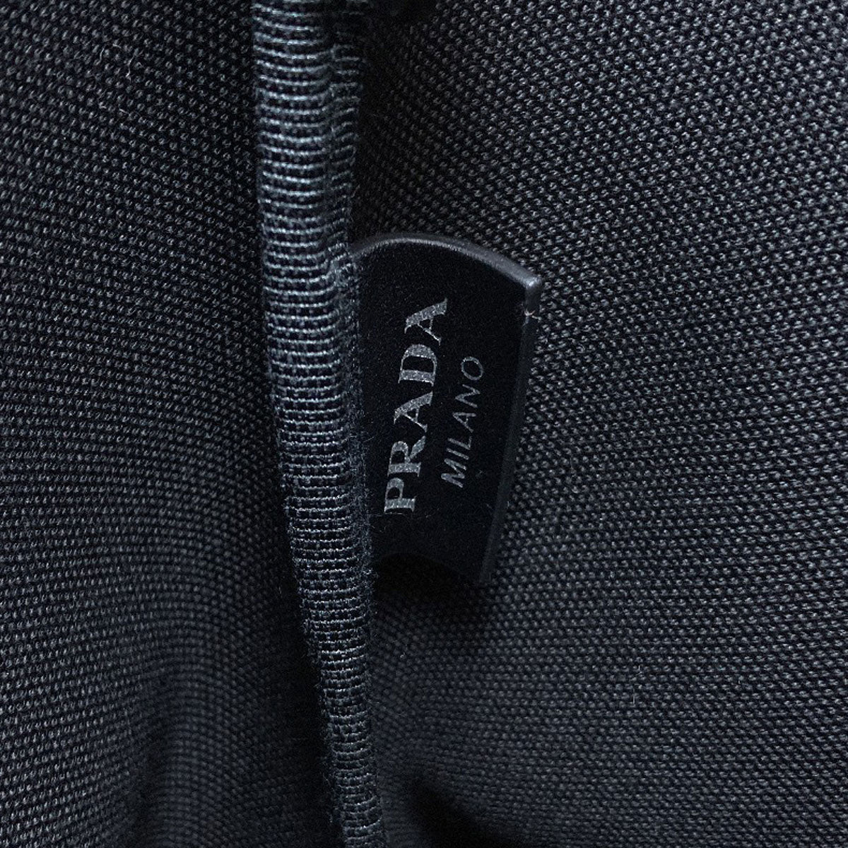 PRADA logo Tote Bag Canvas Ladies [Used]