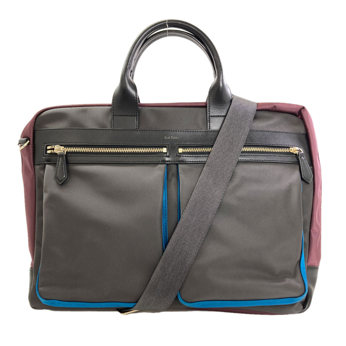 Paul Smith Logo 2WAY Business bag Nylon mens [Used]