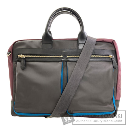 Paul Smith Logo 2WAY Business bag Nylon mens [Used]