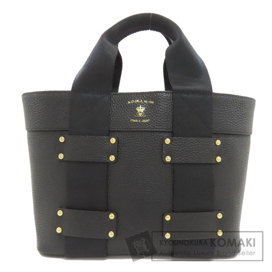 ADMJ logo Handbag Leather Ladies [Used]