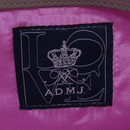 ADMJ logo Handbag Leather Ladies [Used]