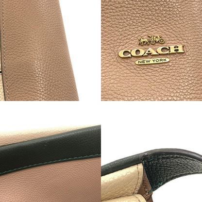 COACH 76088 Hadley Hobo Color Block Tote Bag Leather Ladies [Used]