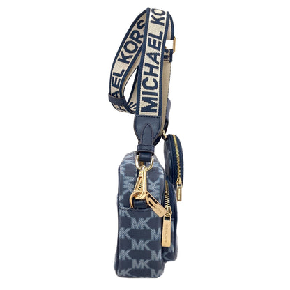 Michael Kors Jet Set Item Crossbody with Attachment Medium Shoulder Bag Canvas Ladies [Used]