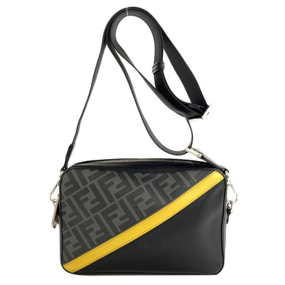 FENDI Diagonal Camera Case Shoulder Bag Leather PVCLadies [Used]
