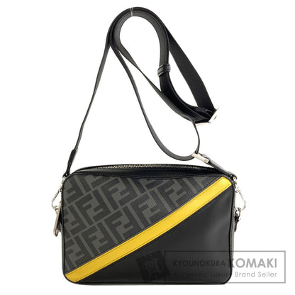 FENDI Diagonal Camera Case Shoulder Bag Leather PVCLadies [Used]