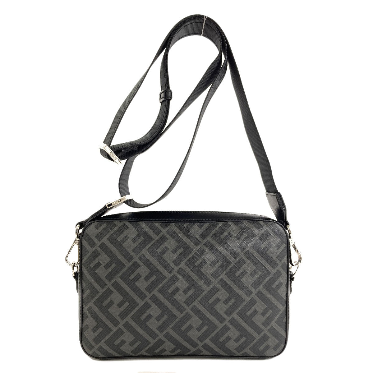 FENDI Diagonal Camera Case Shoulder Bag Leather PVCLadies [Used]