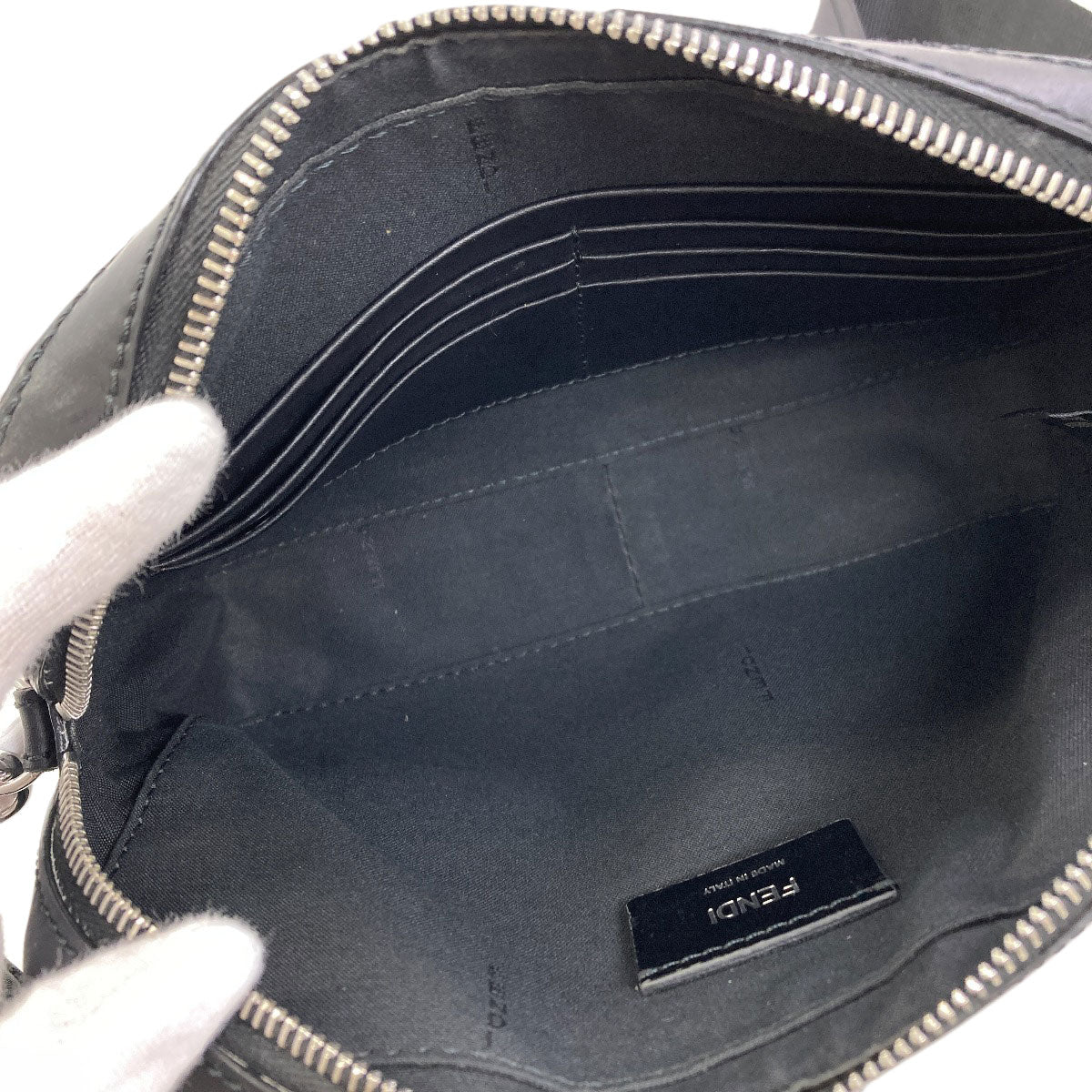 FENDI Diagonal Camera Case Shoulder Bag Leather PVCLadies [Used]