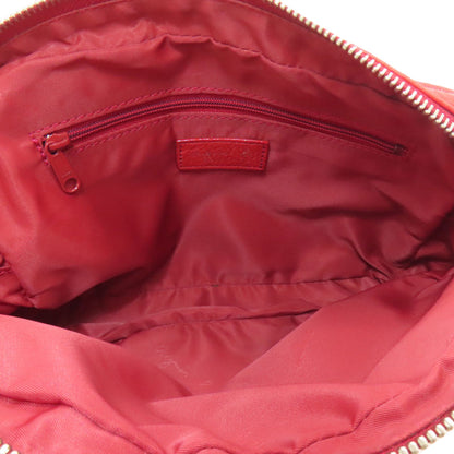 agnes b. logo Shoulder Bag Leather Ladies [Used]