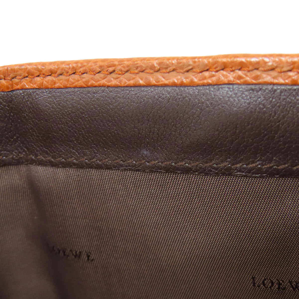 LOEWE anagram Bifold Wallet with Coin Pocket Leather Ladies [Used]