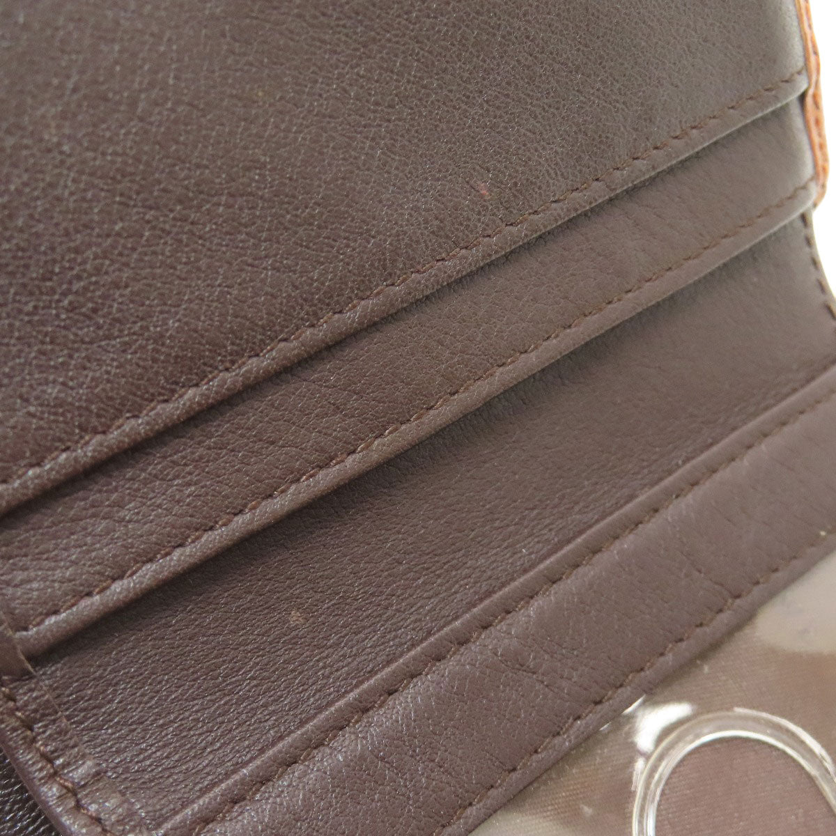LOEWE anagram Bifold Wallet with Coin Pocket Leather Ladies [Used]