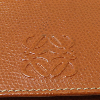LOEWE anagram Bifold Wallet with Coin Pocket Leather Ladies [Used]