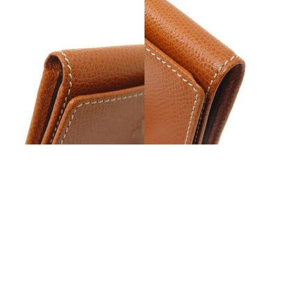 LOEWE anagram Bifold Wallet with Coin Pocket Leather Ladies [Used]