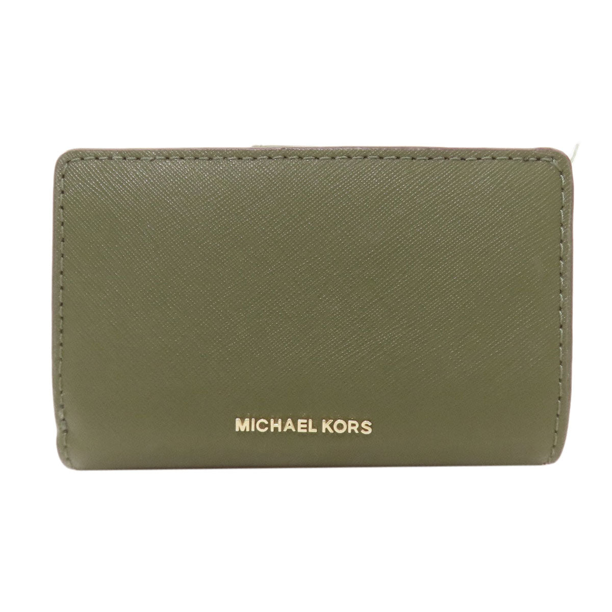 Michael Kors logo Bifold Wallet with Coin Pocket Leather Ladies [Used]