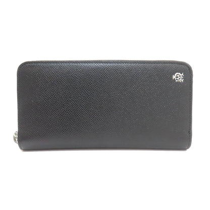 Dunhill logo Long wallet (with coin pocket) Leather Ladies [Used]