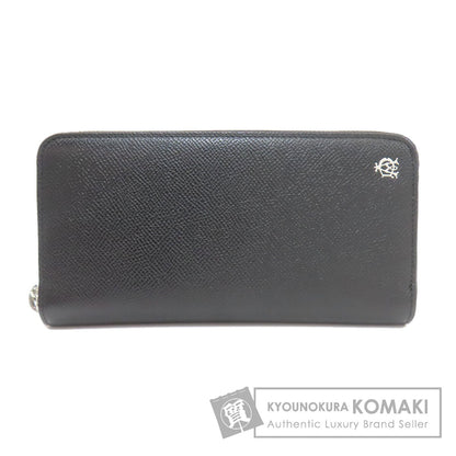 Dunhill logo Long wallet (with coin pocket) Leather Ladies [Used]