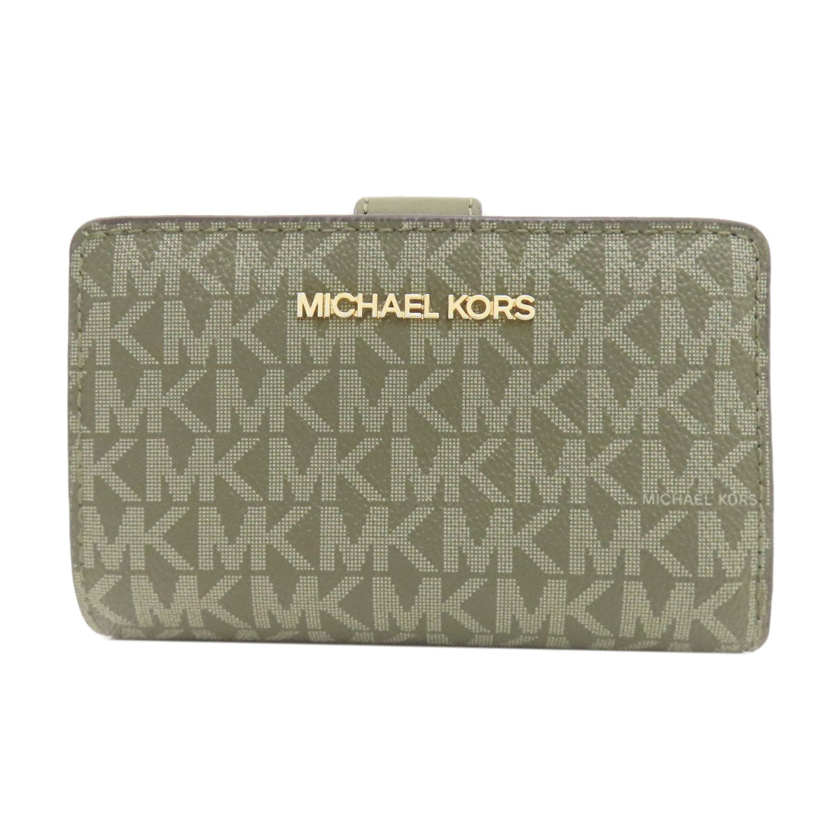 Michael Kors MK signature Bifold Wallet with Coin Pocket PVC Ladies [Used]