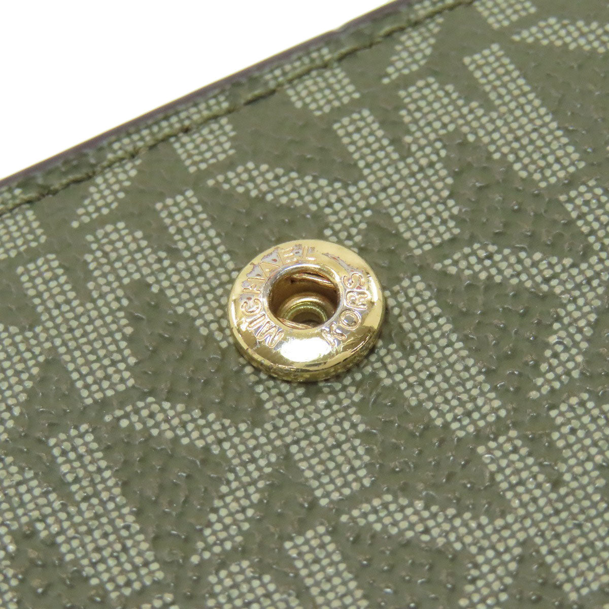 Michael Kors MK signature Bifold Wallet with Coin Pocket PVC Ladies [Used]