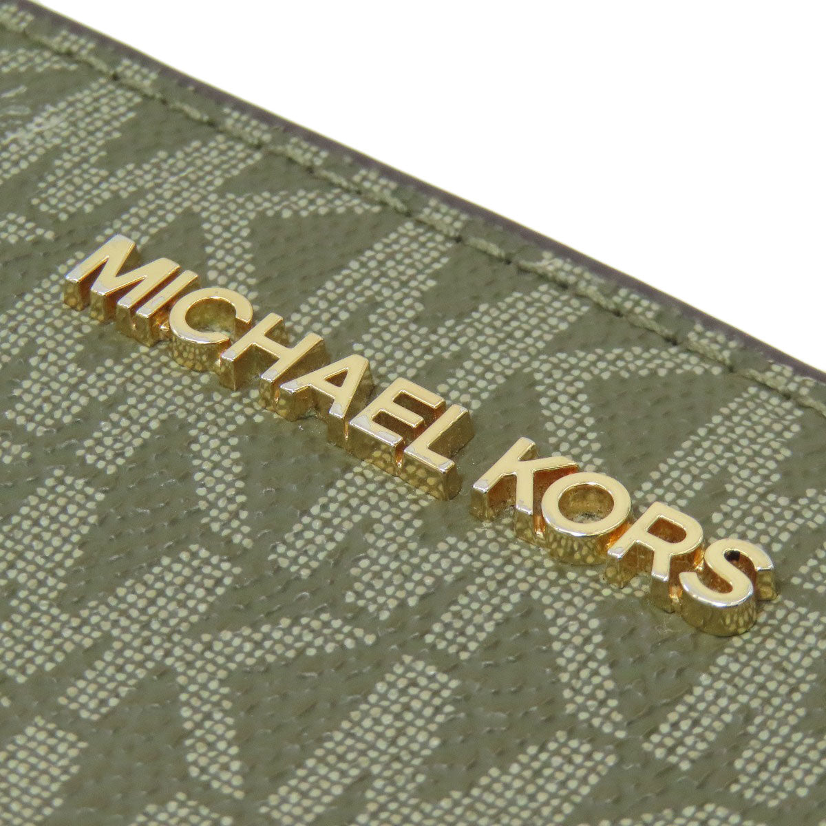 Michael Kors MK signature Bifold Wallet with Coin Pocket PVC Ladies [Used]