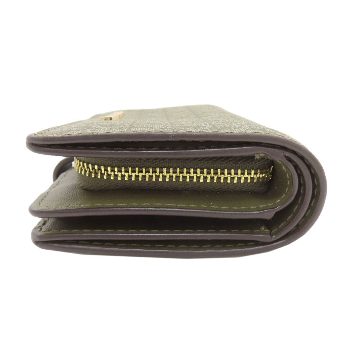 Michael Kors MK signature Bifold Wallet with Coin Pocket PVC Ladies [Used]