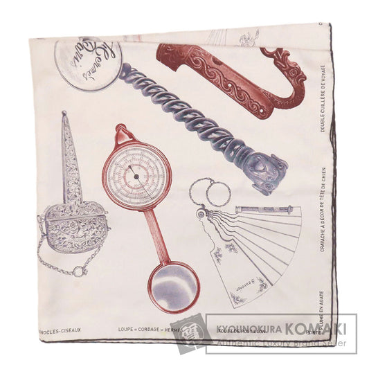 HERMES Carre90 Inseparable friends Scarf Silk Ladies [Used]