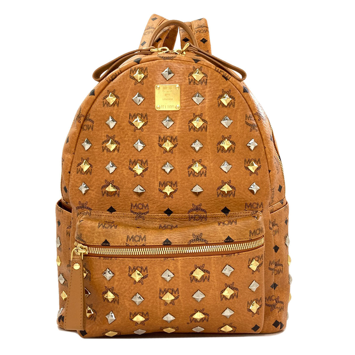 MCM logo Backpack Â· Daypack PVC Ladies [Used]