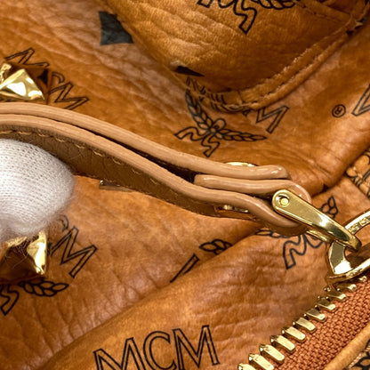 MCM logo Backpack Â· Daypack PVC Ladies [Used]