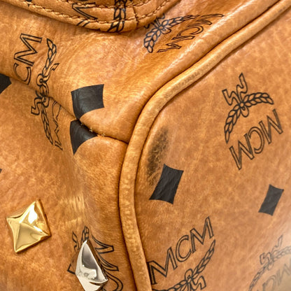MCM logo Backpack Â· Daypack PVC Ladies [Used]