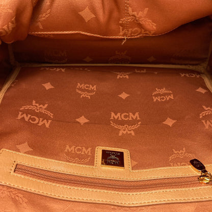 MCM logo Backpack Â· Daypack PVC Ladies [Used]