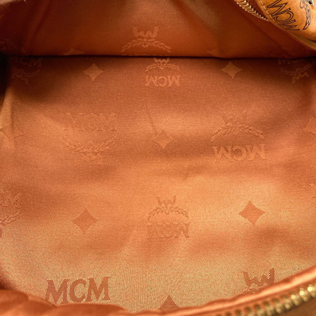 MCM logo Backpack Â· Daypack PVC Ladies [Used]