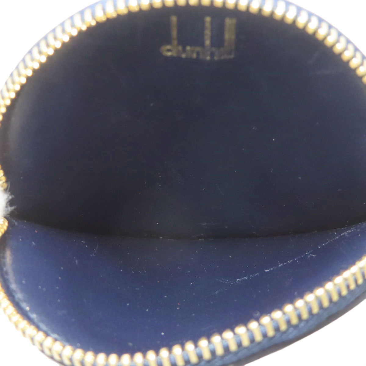 Dunhill Logo motif coin purse Leather Ladies [Used]