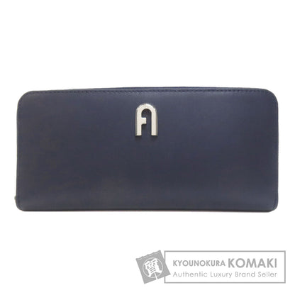 Furla アーチロゴ Long wallet (with coin pocket) Leather Ladies [Used]