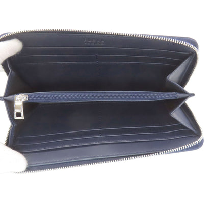 Furla アーチロゴ Long wallet (with coin pocket) Leather Ladies [Used]