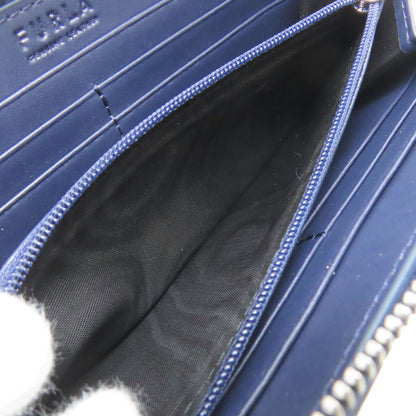 Furla アーチロゴ Long wallet (with coin pocket) Leather Ladies [Used]