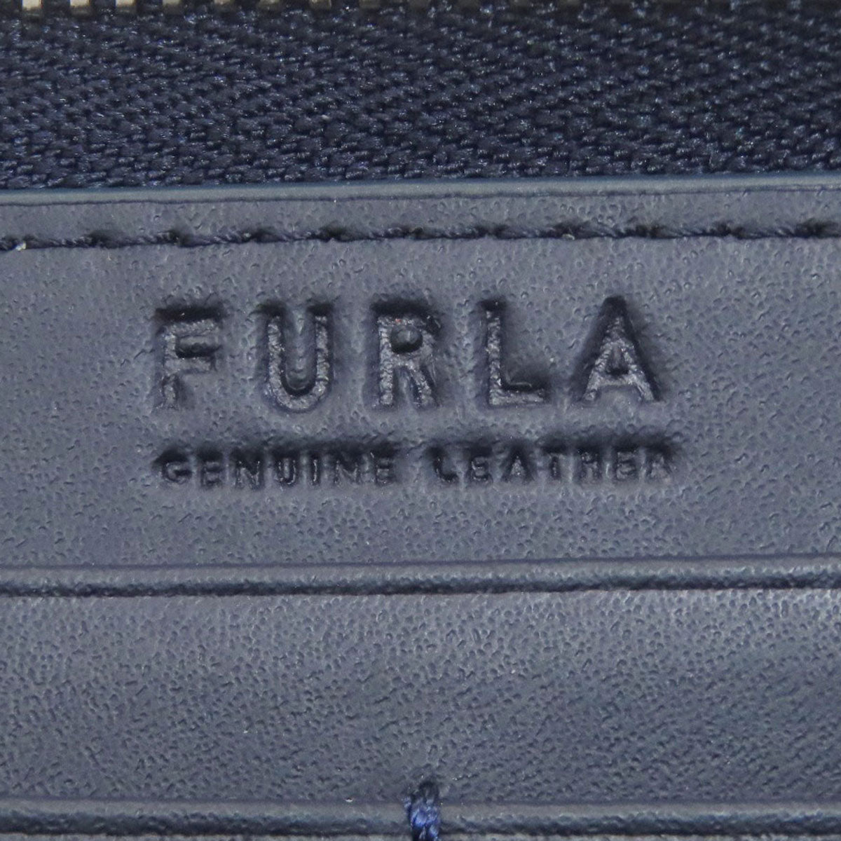 Furla アーチロゴ Long wallet (with coin pocket) Leather Ladies [Used]