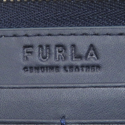Furla アーチロゴ Long wallet (with coin pocket) Leather Ladies [Used]