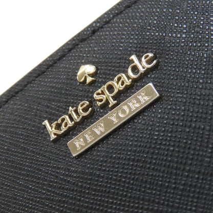 kate spade logo Long wallet (with coin pocket) Leather Ladies [Used]