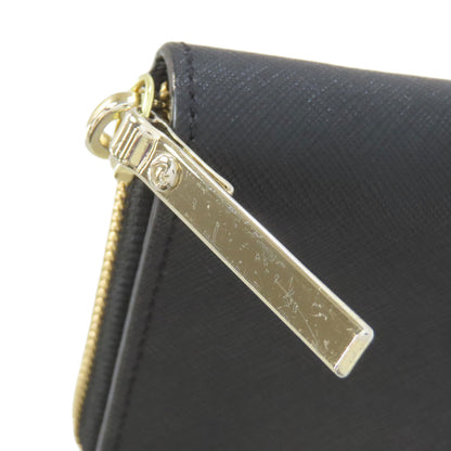 kate spade logo Long wallet (with coin pocket) Leather Ladies [Used]
