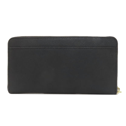 kate spade logo Long wallet (with coin pocket) Leather Ladies [Used]