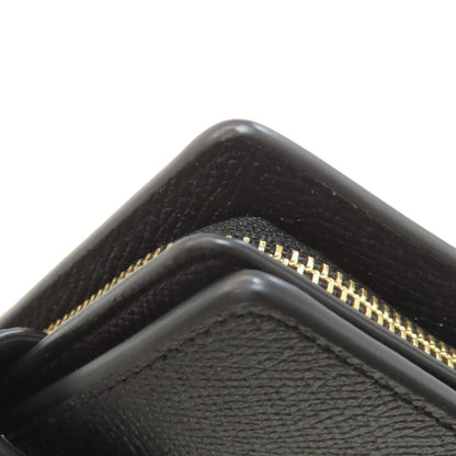 COACH 6390 logo Bifold Wallet with Coin Pocket Leather Ladies [Used]
