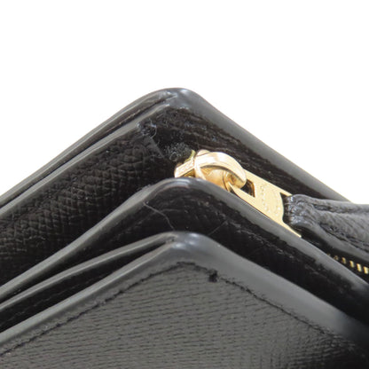 COACH 6390 logo Bifold Wallet with Coin Pocket Leather Ladies [Used]
