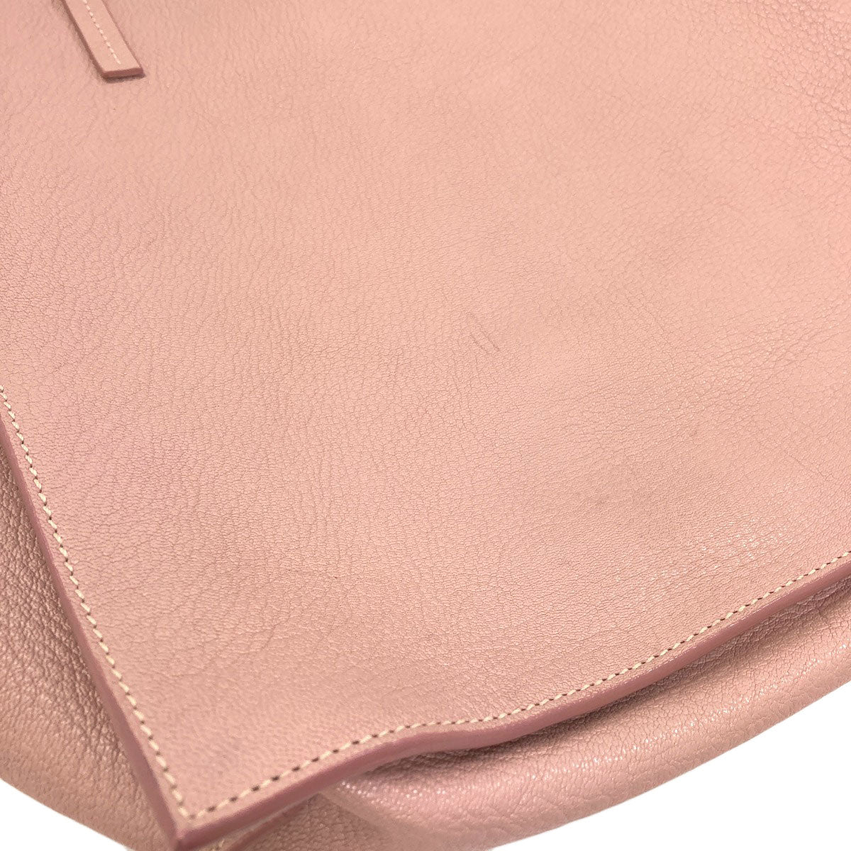 MIUMIU logo Tote Bag Leather Ladies [Used]