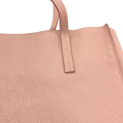 MIUMIU logo Tote Bag Leather Ladies [Used]