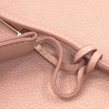 MIUMIU logo Tote Bag Leather Ladies [Used]