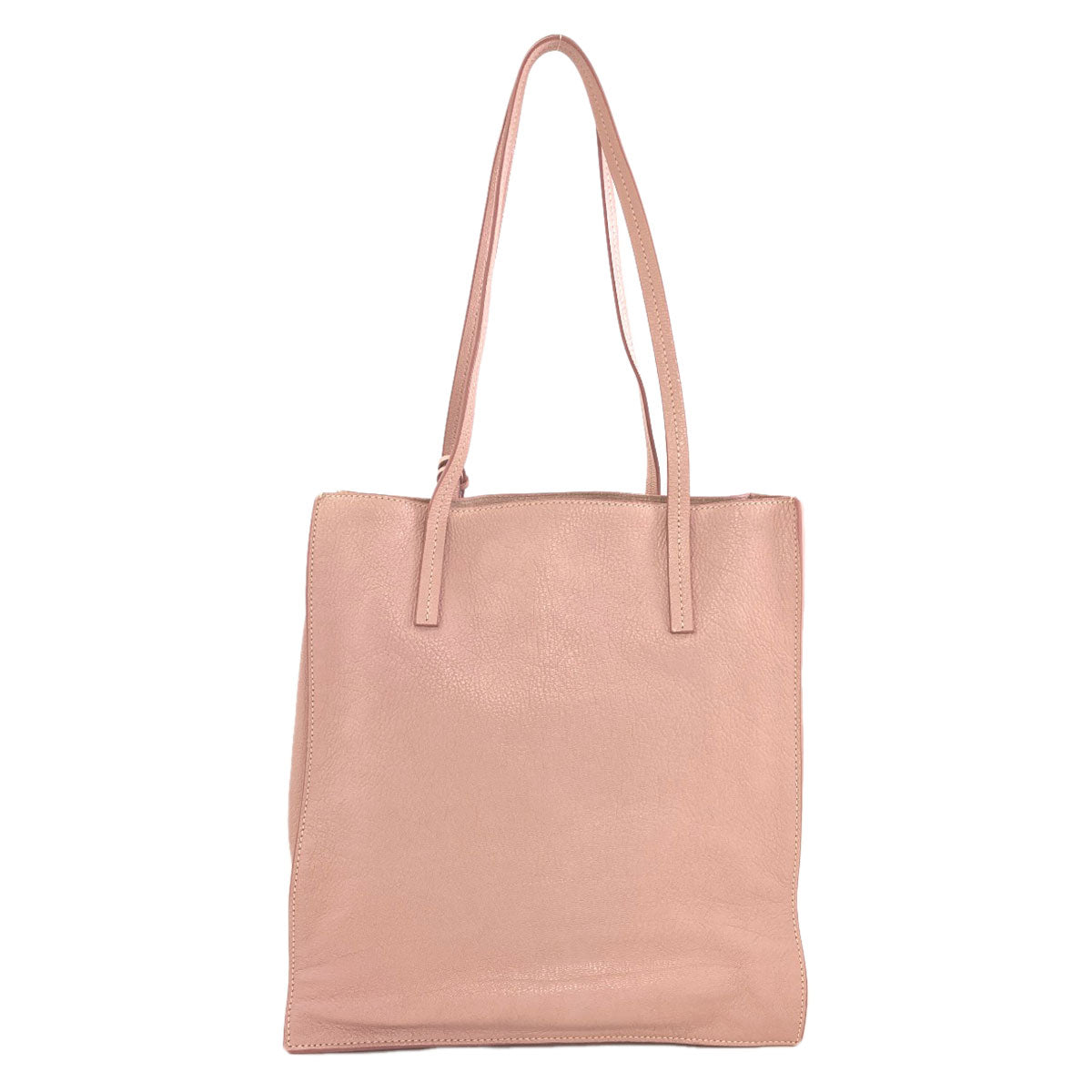 MIUMIU logo Tote Bag Leather Ladies [Used]