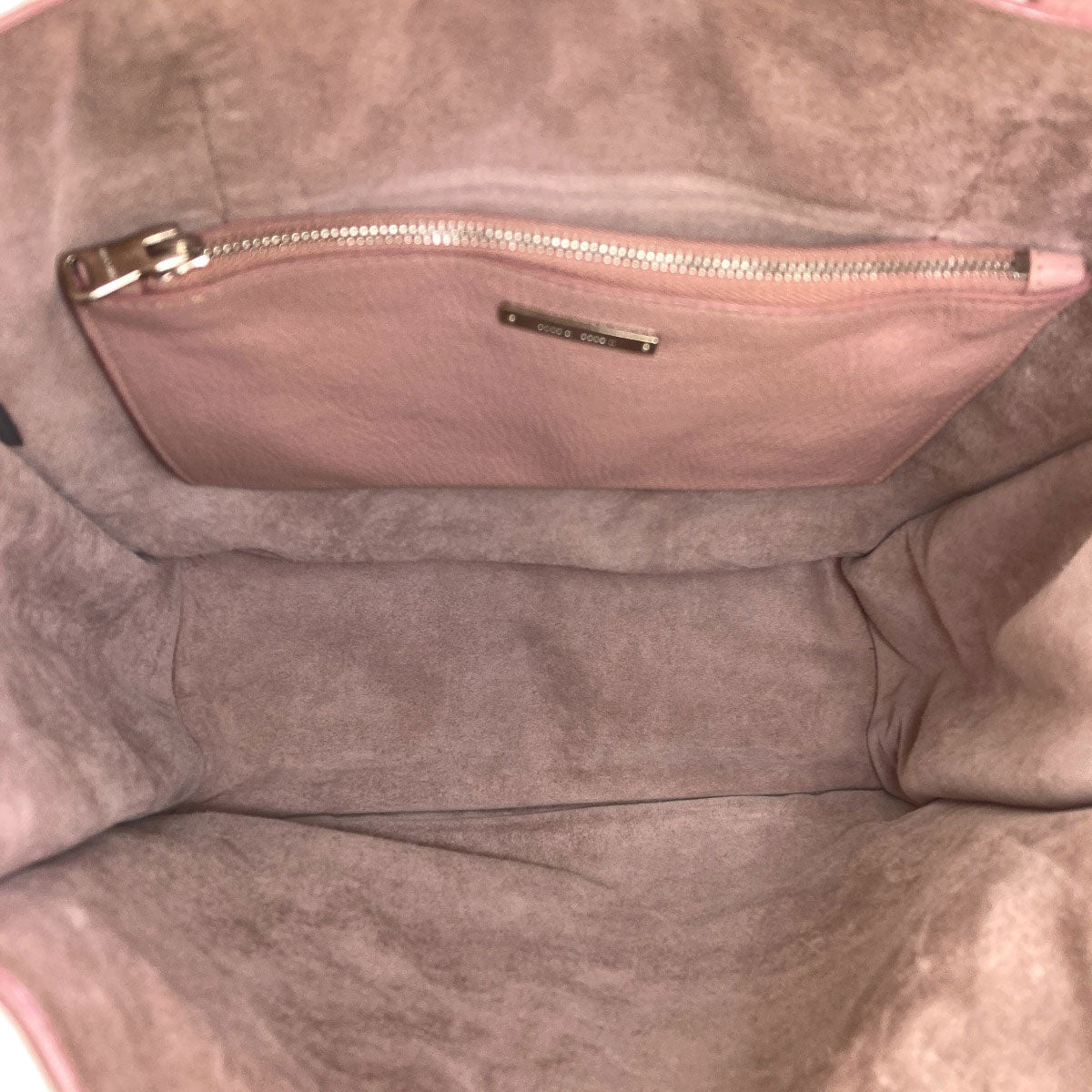 MIUMIU logo Tote Bag Leather Ladies [Used]