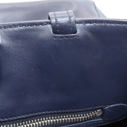 MIUMIU logo Tote Bag Leather Ladies [Used]